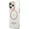 Guess Funda rígida Metal Outline MagSafe para iPhone 13 Pro / 13 6,1