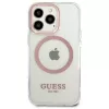 Guess Funda rígida Metal Outline MagSafe para iPhone 13 Pro / 13 6,1