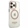 Guess Funda rígida Metal Outline MagSafe para iPhone 13 Pro / 13 6,1