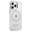 Guess GUHMP13LHTRMS Funda rígida Metal Outline MagSafe para iPhone 13 Pro / iPhone 13 6,1