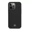 Mercedes-Benz MEHMP13LSILBK Funda de silicona negra con MagSafe para iPhone 13 Pro/13 6,1
