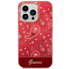 Guess GUHCP14LHGBNHR Funda rígida Bandana Paisley para Apple iPhone 14 Pro 6,1