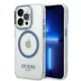 Guess Funda rígida Metal Outline MagSafe para Apple iPhone 14 Pro Max 6,7
