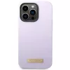 Guess GUHMP14LSBPLU Funda rígida de silicona con placa de logo para Apple iPhone 14 Pro 6,1