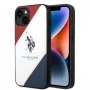 U.S. POLO ASSN. Funda trasera Tricolor Embossed para Apple iPhone 14 Plus / 15 Plus 6,7