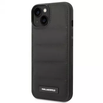 Karl Lagerfeld KF001090 Funda rígida Puffy Elongated Logo para iPhone 14 Plus / 15 Plus 6,7