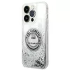 Karl Lagerfeld KLHCP14XLCRSGRS Funda rígida Liquid Glitter para Apple iPhone 14 Pro Max 6,7