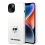 Karl Lagerfeld KLHMP14MSNCHBCH Funda rígida de silicona MagSafe para iPhone 14 Plus / 15 Plus 6,7