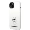 Karl Lagerfeld KLHMP14MSNCHBCH Funda rígida de silicona MagSafe para iPhone 14 Plus / 15 Plus 6,7