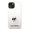 Karl Lagerfeld KLHMP14MSNCHBCH Funda rígida de silicona MagSafe para iPhone 14 Plus / 15 Plus 6,7