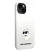 Karl Lagerfeld KLHMP14MSNCHBCH Funda rígida de silicona MagSafe para iPhone 14 Plus / 15 Plus 6,7