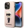 Karl Lagerfeld KLHCP14XSNIKBCP Funda rígida de silicona Ikonik para iPhone 14 Pro Max 6,7