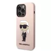 Karl Lagerfeld KLHCP14XSNIKBCP Funda rígida de silicona Ikonik para iPhone 14 Pro Max 6,7