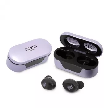 Guess GUTWST31EU Auriculares True Wireless Stereo Bluetooth 5.3 con estuche de carga - morados