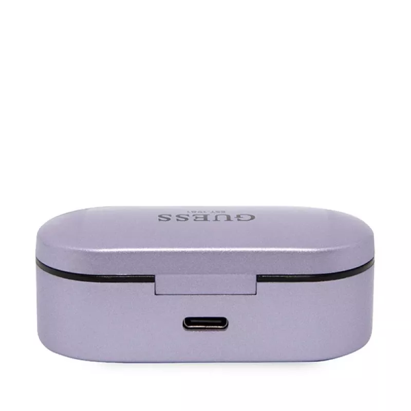 Guess GUTWST31EU Auriculares True Wireless Stereo Bluetooth 5.3 con estuche de carga - morados