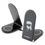 Karl Lagerfeld cargador inalámbrico plegable 2 en 1 15W negro Ikonik MagSafe