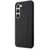 AMG Funda rígida para Samsung Galaxy S23+ (SM-S916) - Carbon Stripe & Embossed, negra
