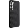 AMG Funda rígida para Samsung Galaxy S23+ (SM-S916) - Carbon Stripe & Embossed, negra