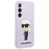 Karl Lagerfeld Funda de silicona Ikonik para Samsung Galaxy S23+ (SM-S916) - morada