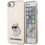 Karl Lagerfeld KLHCI8HNCHTCP Funda rígida Ikonik Choupette para iPhone 7/8/SE 2020/SE 2022, rosa