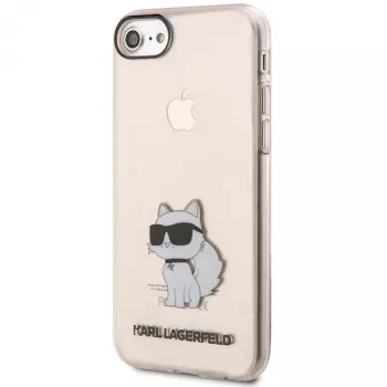 Karl Lagerfeld KLHCI8HNCHTCP Funda rígida Ikonik Choupette para iPhone 7/8/SE 2020/SE 2022, rosa