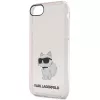 Karl Lagerfeld KLHCI8HNCHTCP Funda rígida Ikonik Choupette para iPhone 7/8/SE 2020/SE 2022, rosa