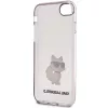 Karl Lagerfeld KLHCI8HNCHTCP Funda rígida Ikonik Choupette para iPhone 7/8/SE 2020/SE 2022, rosa