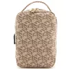 Guess GUHBHGCFSEW Bolso organizador Marrón GCube Stripe