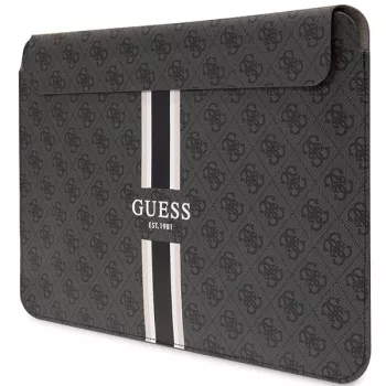 Guess Funda GUCS16P4RPSK 16 inch Negra 4G Printed Stripes