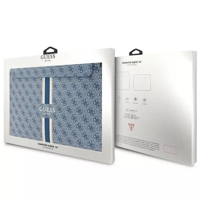 Guess Funda GUCS16P4RPSB 16 inch Azul 4G Printed Stripes
