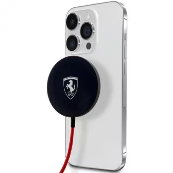 Ferrari FECBMSMENK Base de carga inalámbrica MagSafe 15W - Negra