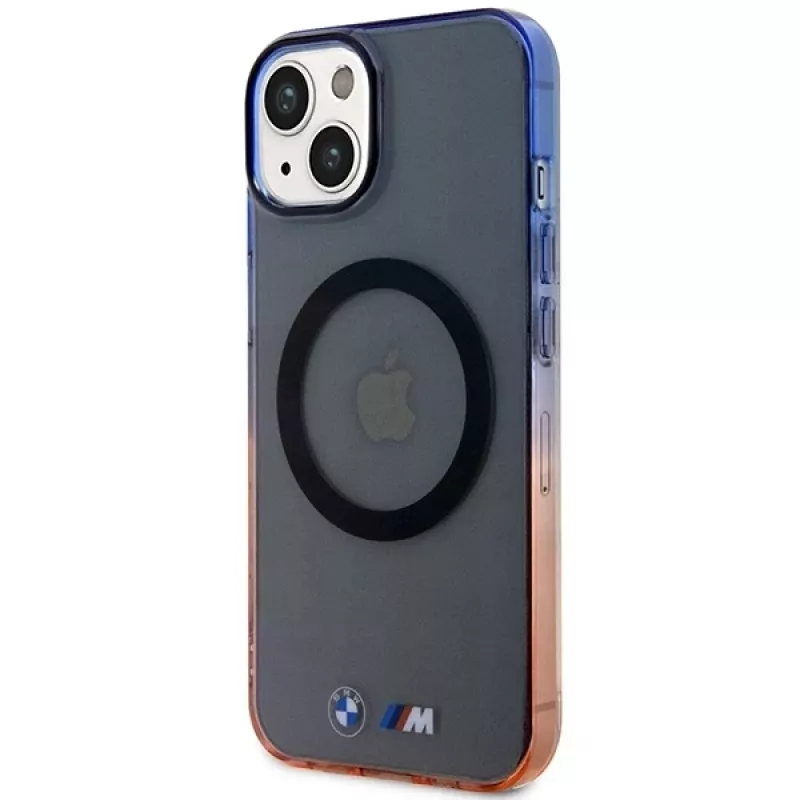 BMW Funda rígida para iPhone 13/14/15 Gris Gradient Bumper MagSafe