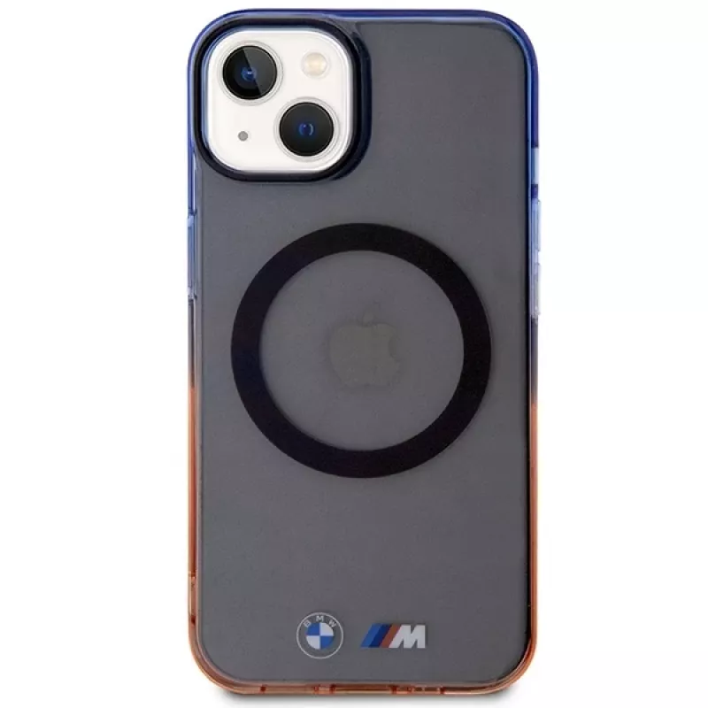 BMW Funda rígida para iPhone 13/14/15 Gris Gradient Bumper MagSafe
