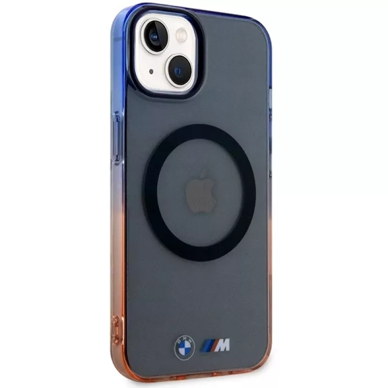 BMW Funda rígida para iPhone 13/14/15 Gris Gradient Bumper MagSafe