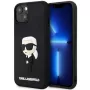 Karl Lagerfeld KLHCP14M3DRKINK Funda rígida de goma Ikonik 3D para iPhone 14 Plus / 15 Plus 6.7 Negra
