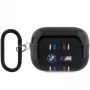 BMW funda protectora para AirPods Pro 2.ª generación, negra, con diseño M-Stripe