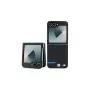 BMW Funda rígida Carbon Blue Line para Samsung Galaxy Z Flip6 / Z Flip7 FE - Negra