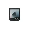 BMW Funda rígida Carbon Blue Line para Samsung Galaxy Z Flip6 / Z Flip7 FE - Negra