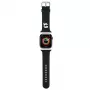 Karl Lagerfeld Correa 3D Rubber Karl Head para Apple Watch 42/44/45/49mm Negra