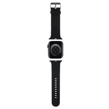 Karl Lagerfeld Correa 3D Rubber Karl Head para Apple Watch 42/44/45/49mm Negra