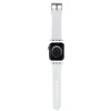 Karl Lagerfeld Pulsera 3D Rubber Karl Head para Apple Watch 42/44/45/49mm Blanca