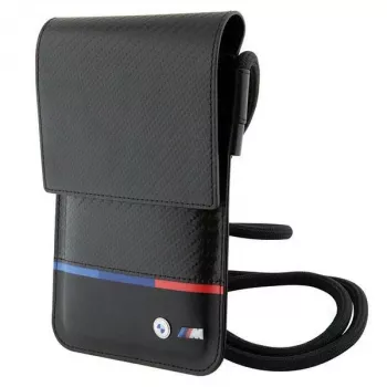 BMW Cartera Carbon Tricolor Line Negra