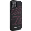 AMG AMHMP15S23SSPK Funda rígida de silicona con gran patrón de rombos MagSafe para iPhone 15/14/13 6.1 Negra