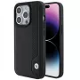 BMW BMHCP15X22RBDK Funda rígida de piel Blue Dots para iPhone 15 Pro Max 6,7