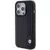 BMW BMHCP15X22RBDK Funda rígida de piel Blue Dots para iPhone 15 Pro Max 6,7 inch Negra