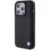 BMW BMHCP15L22RDPK Funda rígida de piel para iPhone 15 Pro 6,1