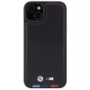 BMW M Collection funda trasera de piel estampada para iPhone 15 Plus / 14 Plus 6,7