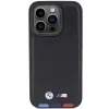 BMW Funda Leather Stamp Tricolor para iPhone 15 Pro 6,1
