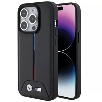 BMW BMHCP15L22PVTK Funda rígida acolchada para iPhone 15 Pro 6,1