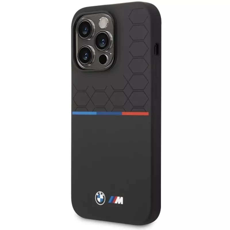 BMW Funda de silicona Pattern para Apple iPhone 15 Pro 6,1